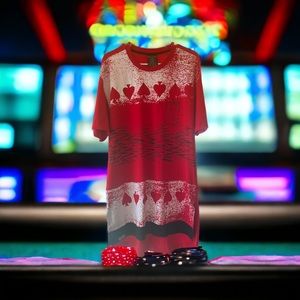 Switch T-Shirt Size 2XL “Aces Go Places” Great Top For Gamblers Las Vegas Poker